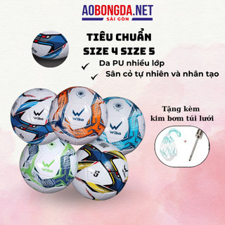 Quả Bóng Đá, Banh Da Số 5 Wika F223 F123 Chính Hãng, Quả Banh Tiêu Chuẩn Size 5 Cấu Tạo Nhiều Lớp