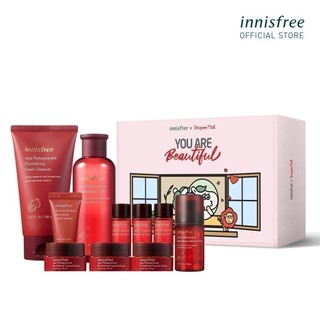 Bộ sản phẩm ngăn ngừa lão hóa innisfree Jeju Pomegranate Revitalizing Capsule Set