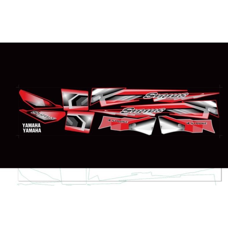 Tem rời Sirius zin 2006 full đỏ bạc - NYDC