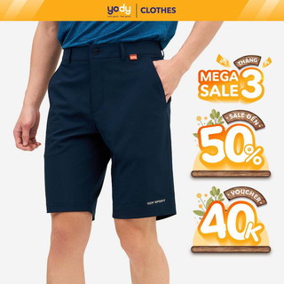 Quần short nam thể thao YODY kiểu túi hậu nổi mát mẻ mau khô SQM5015