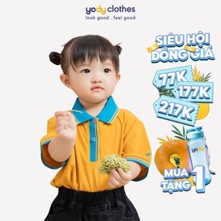 Áo polo trẻ em YODY vải Airycool thoáng khí thấm hút tốt nhiều size nhiều màu APK5001