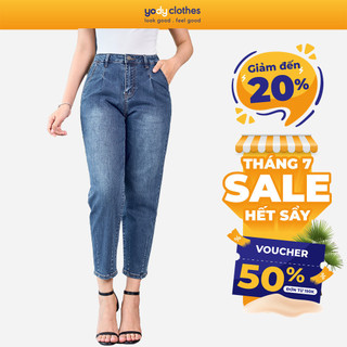 Quần jean baggy thời trang nữ YODY lưng cao tôn dáng phong cách trẻ trung QJN3106
