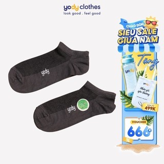 Combo 2 tất nam yody có ngắn lưới tam4005