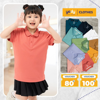 [SALE 30%] Áo polo trẻ em YODY chất vải coolmax bo dệt nổi phù hợp hằng ngày dịp tết APK5019