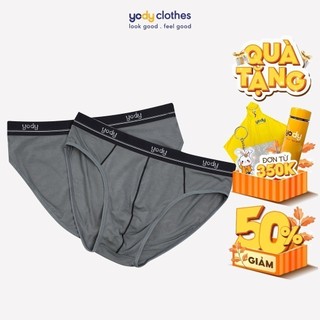 Combo 2 quần lót sip nam YODY dáng tam giác bo kẻ thoáng mát thoải mái khi mặc QCM4011