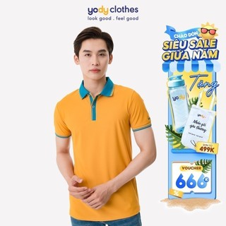 [Sale xả hàng] Áo thun polo nam YODY vải Airycool  thấm hút tốt, không nhắn nhiều màu, size lớn APM5243