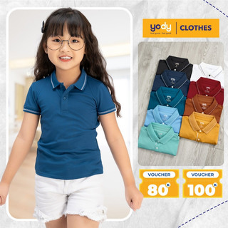 Áo thun polo kid YODY Coolmax chất liệu thoáng mát thân thiện không hại da APK5183