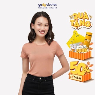Áo thun phông nữ YODY vải Vissco chất liệu mát nhẹ, thoải mái TSN5178