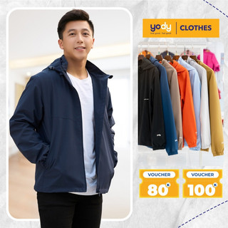 Áo khoác gió nam 3C Plus YODY 2 lớp cao cấp cản gió, cản bụi, chống thấm AKM5037