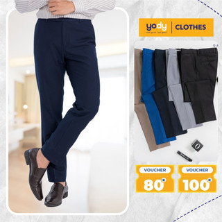 Quần tây âu công sở nam YODY cao cấp co giãn, thoải mái, chống nhăn, trẻ trung QAM3127