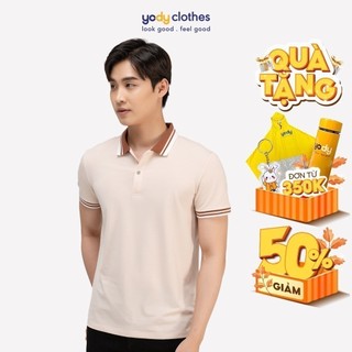 Áo thun polo nam YODY mắt chim cao cấp mềm mịn thông thoáng cho da APM3641