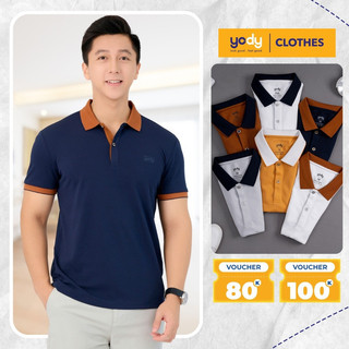 Áo thun polo nam YODY sợi cafe tay ngắn cổ bẻ thoáng mát chuẩn form APM3635