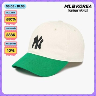Mlb - nón bóng chày unisex basic color block unstructured 3acp3303n-50gnp