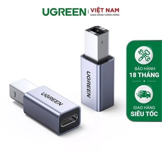 Đầu chuyển đổi USB type C sang cổng máy in USB B UGREEN US382 20120