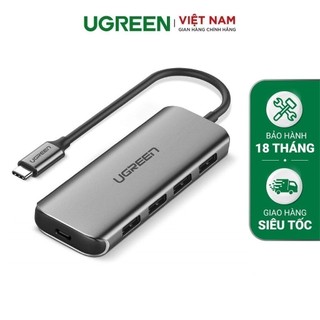 Hub Type C 4 cổng USB 3.0 kết nối và sạc đa năng 50312