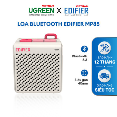 [QUÀ TẶNG KHÔNG BÁN] Loa Bluetooth V5.3 Wireless EDIFIER MP85 | Thời lượng pin 8H | Edifier Connect App