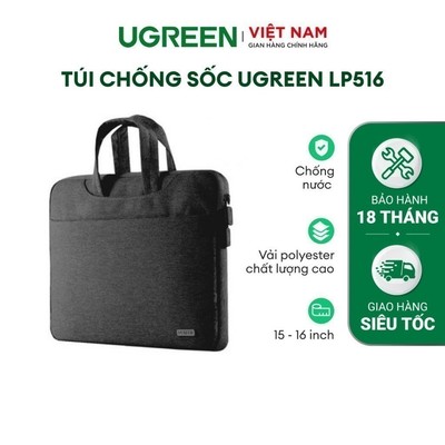 Túi chống sốc UGREEN LP516 |  Chống nước, mềm mại | Vải polyester chất lượng | Bảo hành 18 tháng 1 đổi 1 | 90626 90627