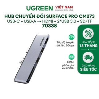 Thiết bị mở rộng HDMI/USB 3.0/SD/TF cho SurFace Pro UGREEN 70338