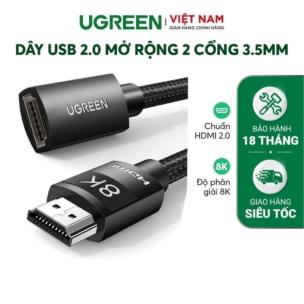 Cáp nối dài HDMI 2.1 8K UGREEN HD151