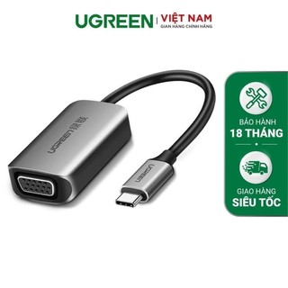 Cáp chuyển USB Type C sang VGA hỗ trợ Full HD 1080P UGREEN CM160 50316