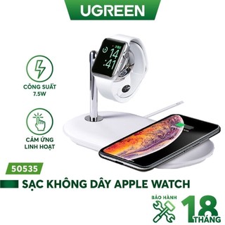 Sạc không dây 7.5W iWatch UGREEN 50535 - Hàng phân phối chính thức