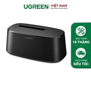 Dock đựng ổ cứng Sata 2.5/ 3.5 inch hỗ trợ 12TB chuẩn USB 3.0 cao cấp UGREEN CM197 50740