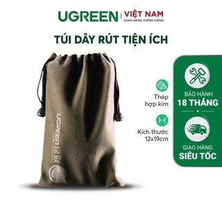 Túi đựng phụ kiện điện thoại, cáp sạc v.v có dây rút, kích thước 12x19cm Ugreen 20319