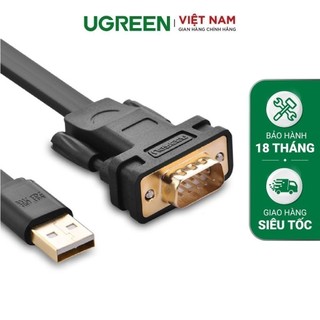 Cáp usb 2.0 sang cáp com rs232 ugreen cr107 20218