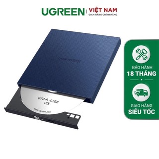 Ổ đĩa quang DVD-RW Slim gắn ngoài hỗ trợ cổng USB 2.0 UGREEN CM138 40576