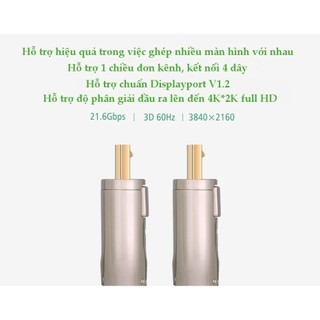 Dây cáp DisplayPort 1.2 UGREEN DP107 - Chính hãng - Bảo hành 18 tháng 1 đổi 1 - 30118 30119 30120