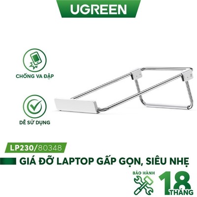 Giá đỡ laptop UGREEN LP230 - Khung gấp gọn | thiết kế siêu nhẹ | Dễ dàng điều chỉnh độ cao 80348