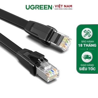 Cáp mạng RJ45 Cat 8 hỗ trợ truyền dữ liệu 40Gbps dài 0.5-5m UGREEN NW134 - Hàng phân phối chính hãng - Bảo hành 18 tháng