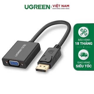 Cáp chuyển đổi Displayport sang VGA cao cấp chính hãng UGREEN DP109 20415
