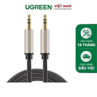 Cáp âm thanh Aux chuẩn 3.5mm cao cấp UGREEN AV125 Hàng chính hãng