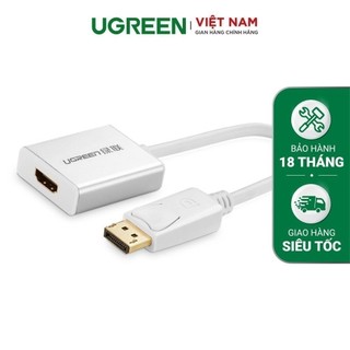 Cáp chuyển đổi displayport sang hdmi vỏ nhôm ugreen 20411