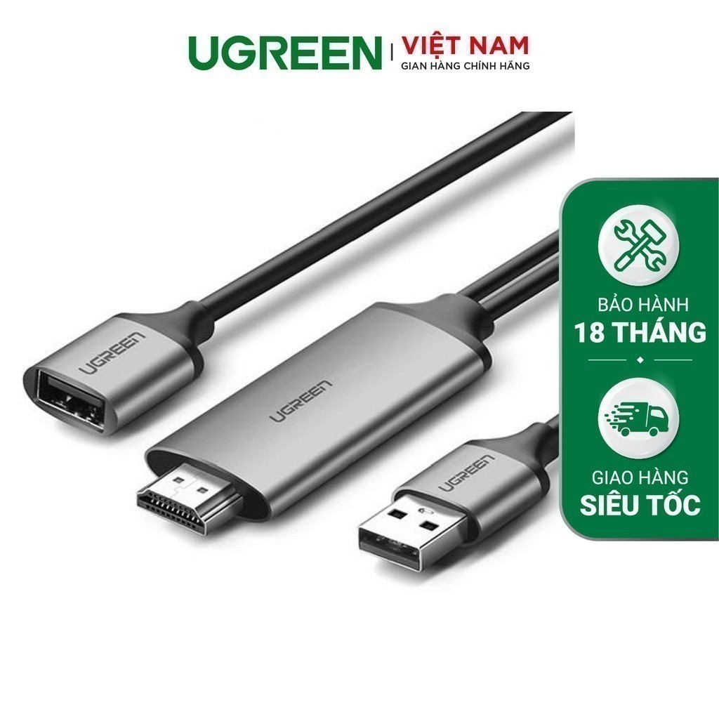 Cáp Chuyển Đổi USB ( micro, lightning, Type-C) Sang HDMI UGREEN 50291