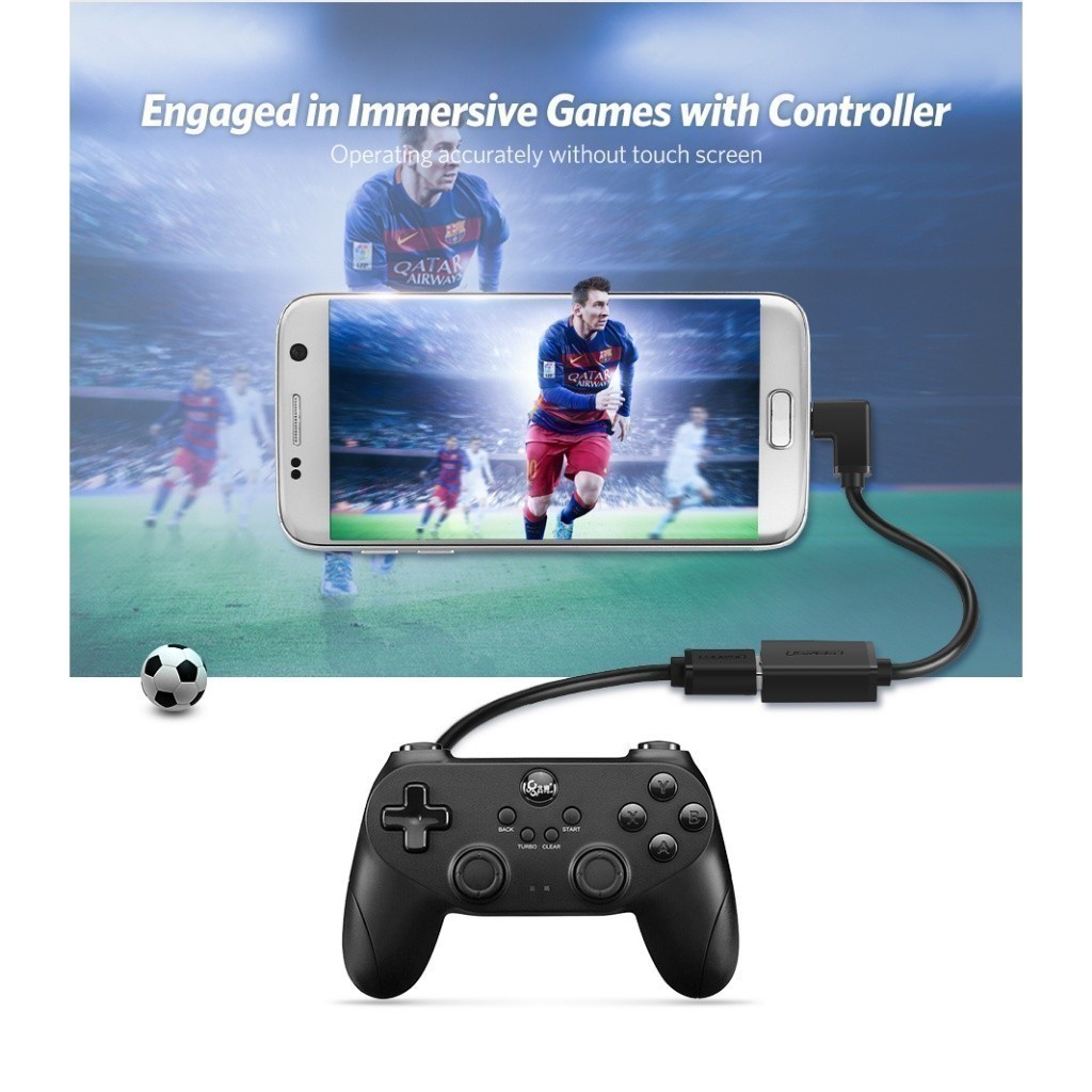 Dây Micro USB 2.0 OTG UGREEN US133 | Vỏ PVC cao cấp | Tốc độ truyền tải dữ liệu 480Mbps | Bảo hành 18 tháng | BigBuy360 - bigbuy360.vn