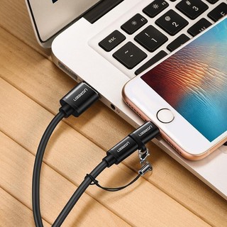 Đầu chuyển đổi Micro USB sang Lightning có chứng chỉ MFI UGREEN