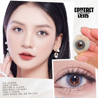 Lens màu xanh dương ấn tượng| Gdia 13.4mm| HSD 1 năm| Silicone| Lens y tế| Peacock blue |Eyemera