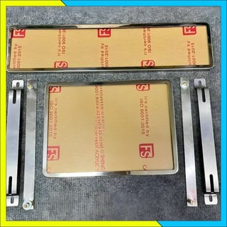 Khung Biển Số Ô tô Mẫu cũ Inox [SALE]