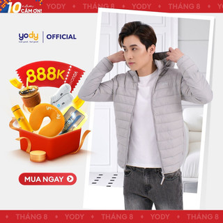 Áo phao nam 3S YODY siêu nhẹ siêu gọn siêu ấm có mũ nhiều màu - PHM5001