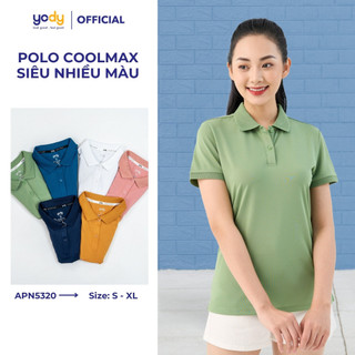 Áo thun polo nữ YODY chất liệu coolmax siêu mát không nhăn nhiều màu phù hợp công sở - APN5320