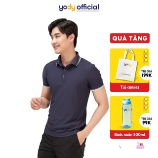 Áo polo Nam YODY bo cổ cotton airy cool siêu mát thấm hút APM3959