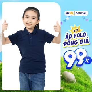 [ ĐG 99K - Không đổi trả] Áo polo Yody trẻ em chất liệu cafe mềm mịn thoáng mát khử mùi APK5181