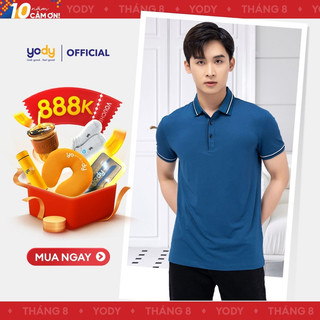 [ ĐG 99K - Không đổi trả] Áo Thun Polo Nam Coolmax Cổ Bẻ 7 Màu Thấm Hút Mồ Hôi thương hiệu YODY -  APM3681
