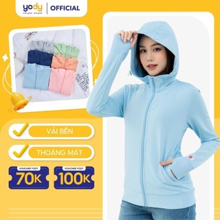 Áo chống nắng Nữ YODY có mũ thoáng mát chất liệu Cao Cấp ACN6008