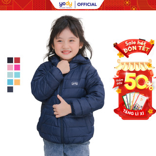  Áo phao bé YODY áo trẻ em siêu nhẹ ấm áp nhiều màu dễ thương PHK5001