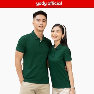 Combo 2 áo polo YODY mắt chim nam nữ tay ngắn mềm mịn thoáng mát thấm hút mồ hôi PLS4