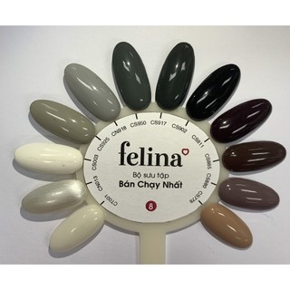 Sơn móng tay Felina 18ml - Màu Xám Đen - Code CS950