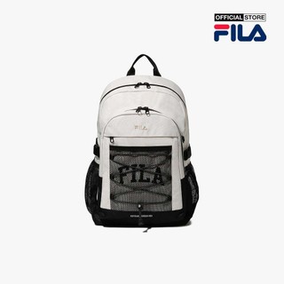 FILA - Balo unisex phom chữ nhật phối lưới năng động Varsity FS3BPG1007X-CRM